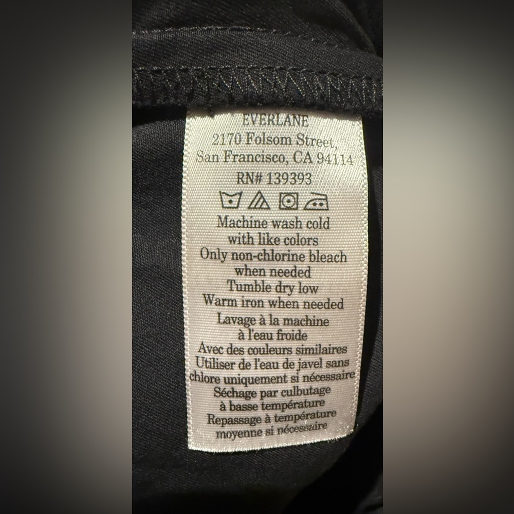 NWT - Everlane The Easy Pants in Black Size XL - Picture 7 of 9
